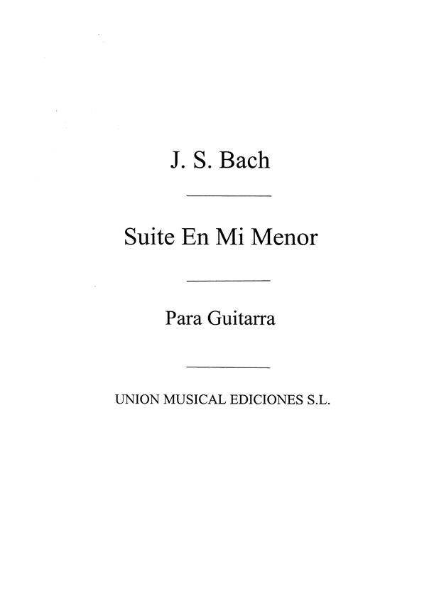 Suite En Mi Menor